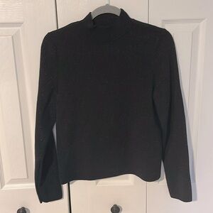 Marled Sparkle Black Sweater